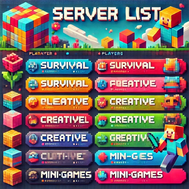 Introducing Our Minecraft Server List!